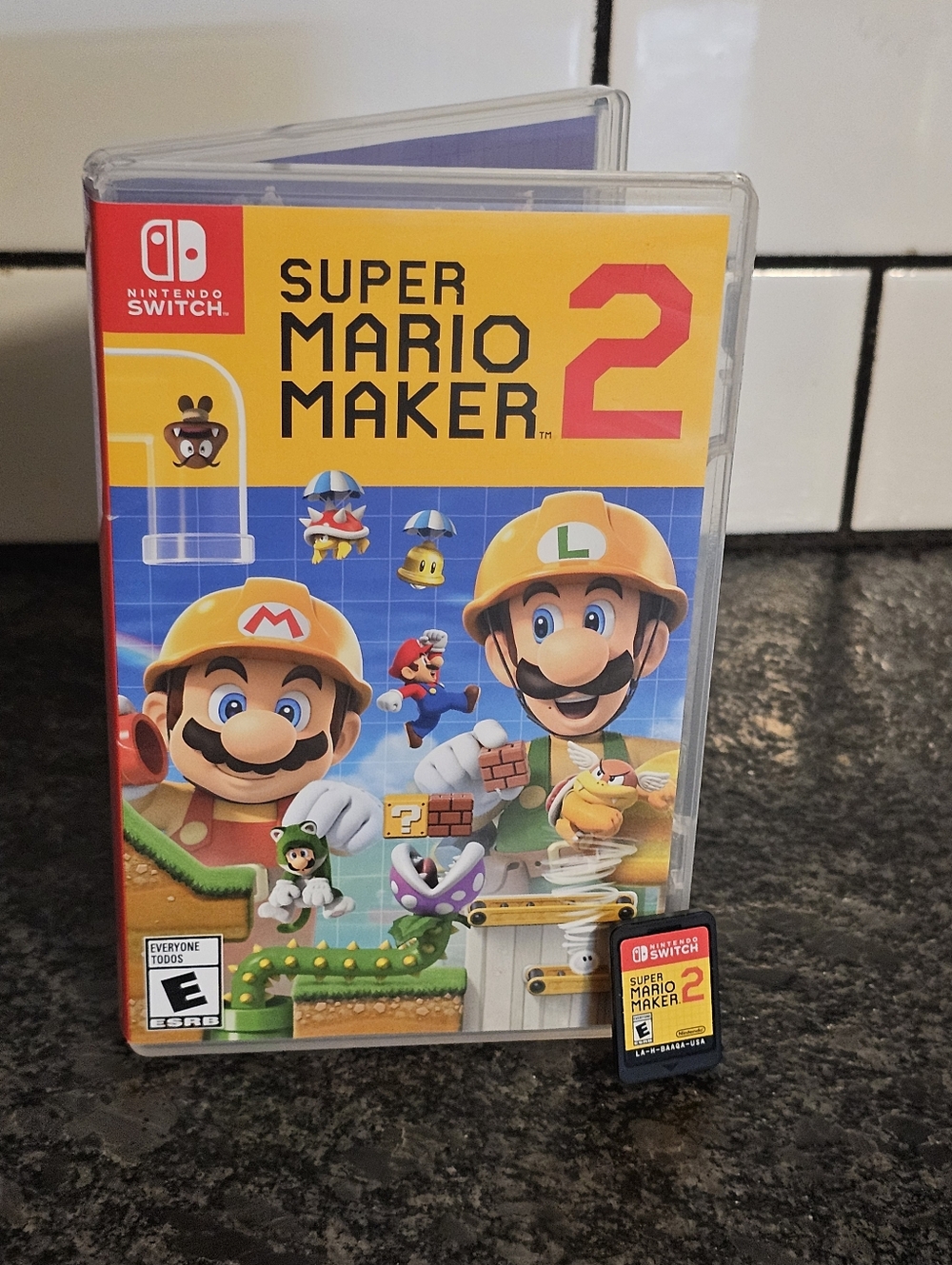 Super Mario Maker 2 CIB Game Cartridge Nintendo Switch Tested Video Game